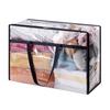 Clear Storage Bag for Clothes PVC Blanket Storage Bag Closet   with   and Handle for Moving Home