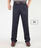 Men’s High Waist Cotton Pleated Loose-Fit Pants for Spring & Autumn