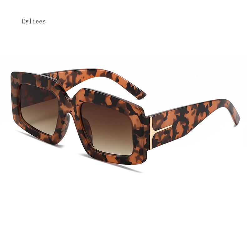 Fashion Square Sunglasses For Women Luxury Designer Big Frames Sunglasses Ladies Retro Shades Female Eye Spectacles Uv 400 Protection