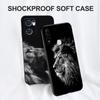 Black Tpu Case For Vivo Y21 Y51A 2021 Y21S Y33S Y51 2020 Y51S Y53s 4G Y72 5G Back Cover Animals The Lion