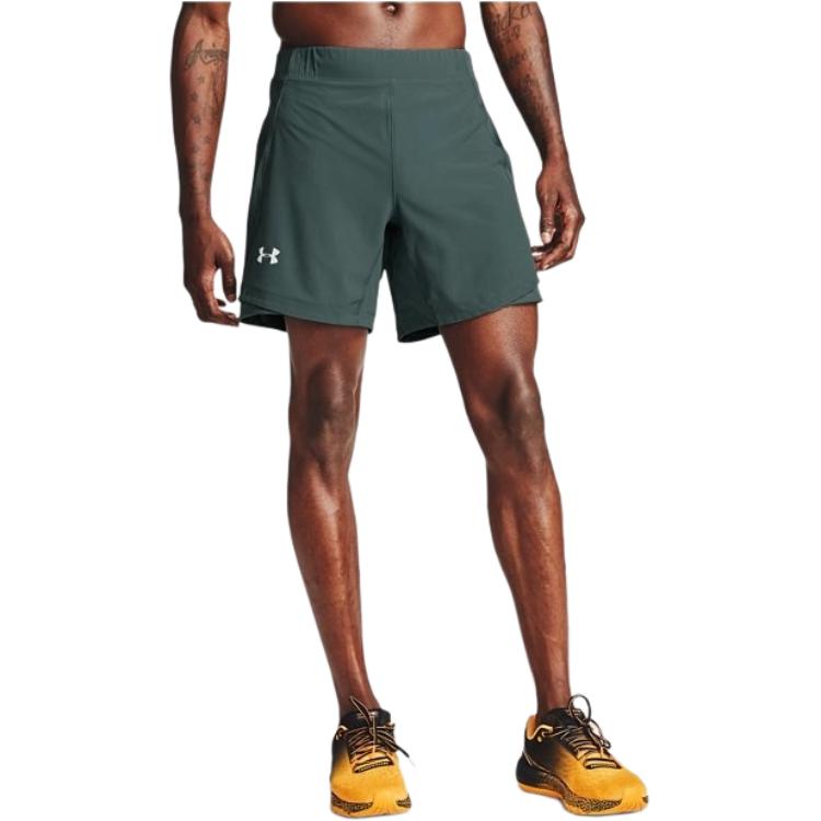 Under Armour Qualifier Running Shorts Men Bottoms Academy-Blue 1326600-424
