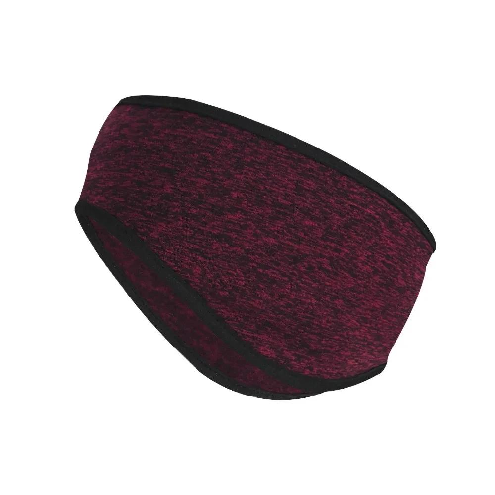 Fleece Fabric Ear Warmer Headband Winter Sweatband Running Headband Ear Warmer Men Women Outdoor Skiing Sports Headscarf