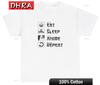Eat Sleep Anime Repeat T Shirt Anime Lover Gift Fan Otaku Funny Meme Graphic Tee Comfy Tops Funny Vibes T Shirts Women TShirt