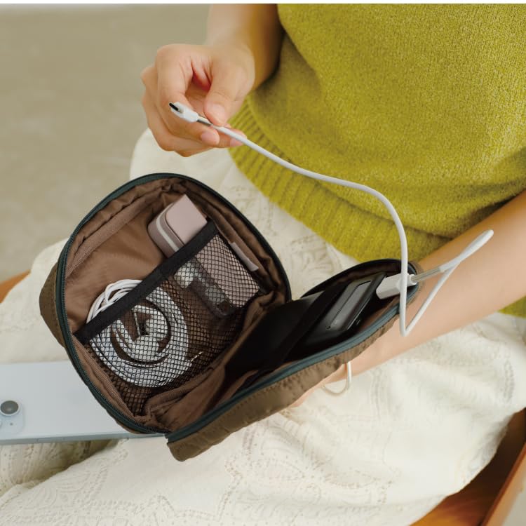 Bolsa Acolchoada para Gadgets com Padrões e Fragrância Botânica Estilosa e fofa para perfeita para e negócios Abertura ampla para fácil Produto Wpc. Repelente à água