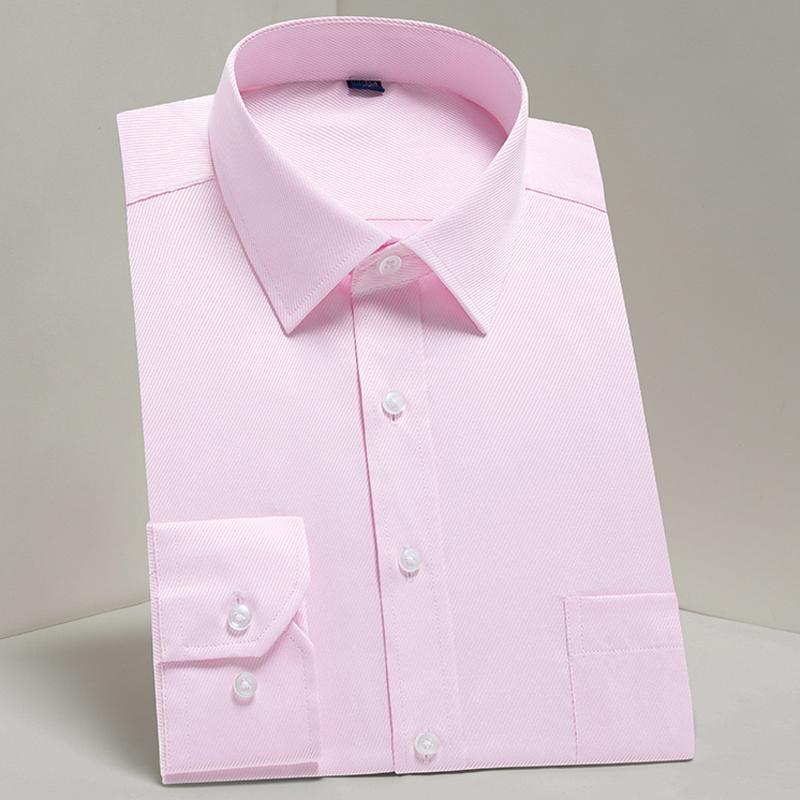 Купить Мужские классические однотонные саржевые классические рубашки с ...