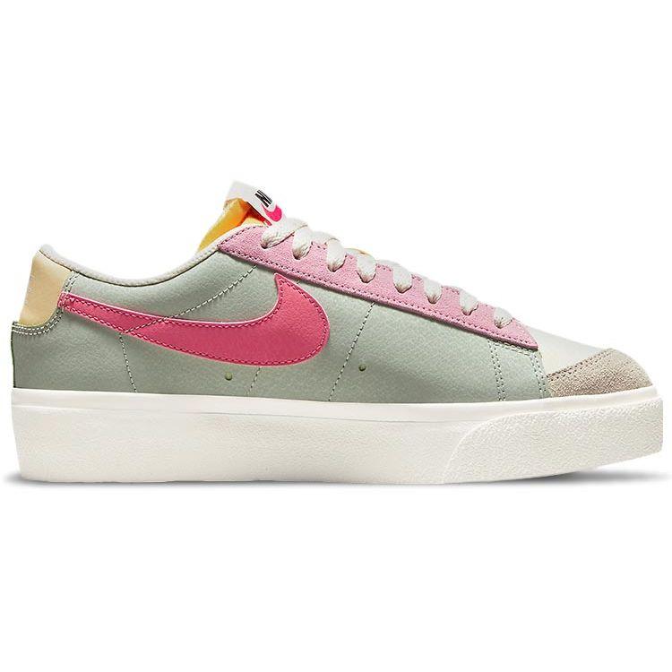 Nike Blazer Low Platform Seafoam Women Sneakers Green Sea-Glass Saturn-Gold DM9464-001