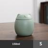 Cute cat Tea Caddy Ceramic Airtight Jar Storage Tea Cans Tea Box Storage Tank Tea Container Decorative Jar Sugar Bowl