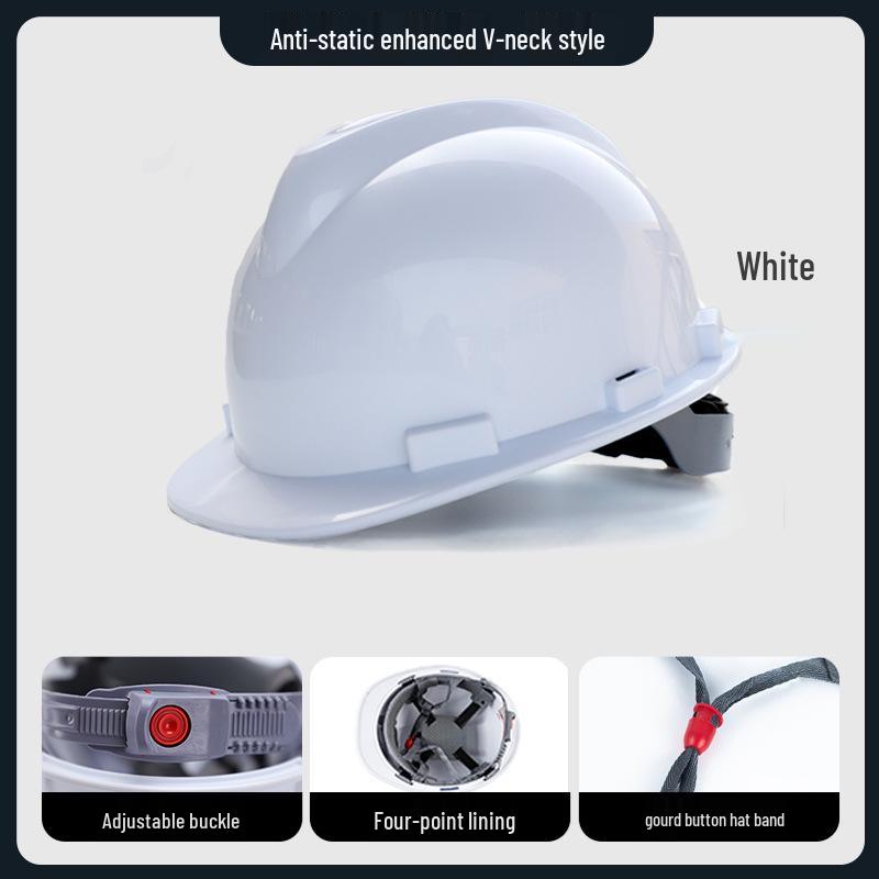 

Iron Head Kung Fu Anti-static Safety Helmet for Chemical, Petroleum, and Construction Sites - Anti-smash, Anti-impact Labor Protection.