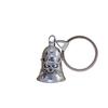 New Retro Punk Metal Skull Motorcycle Bell Keychain for Men