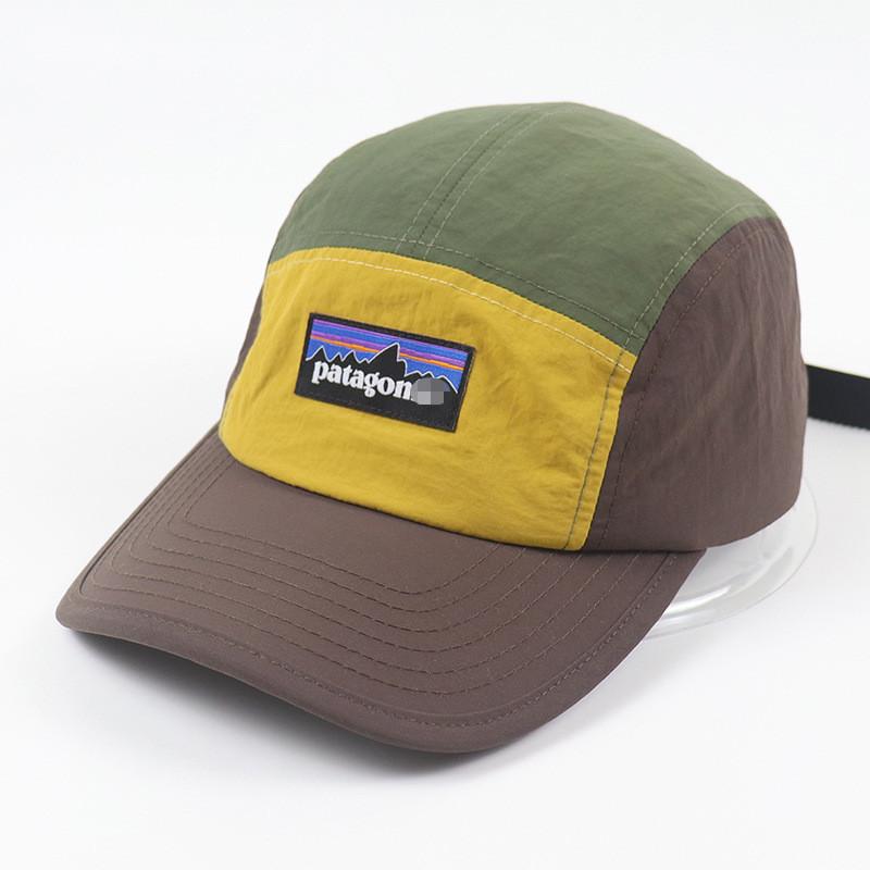Vintage American Style Fivepanel Cap With Breathable Polyester For Outdoor Sun Protection