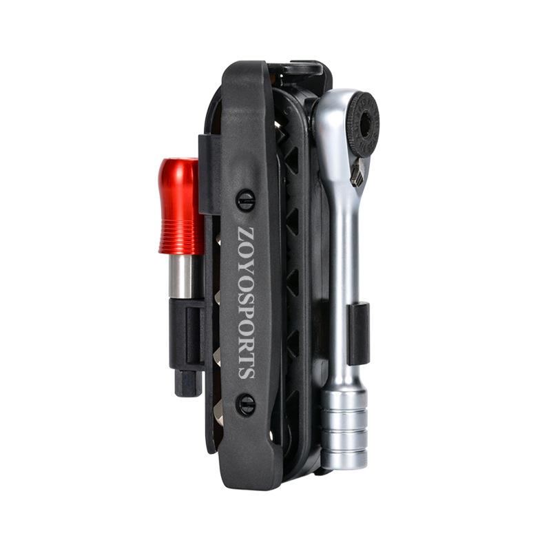 

Multifunctional Bicycle Repair Tools Prying Tire Filing Tire Hexagonal Wrench Screw Ratchet Wrench Set