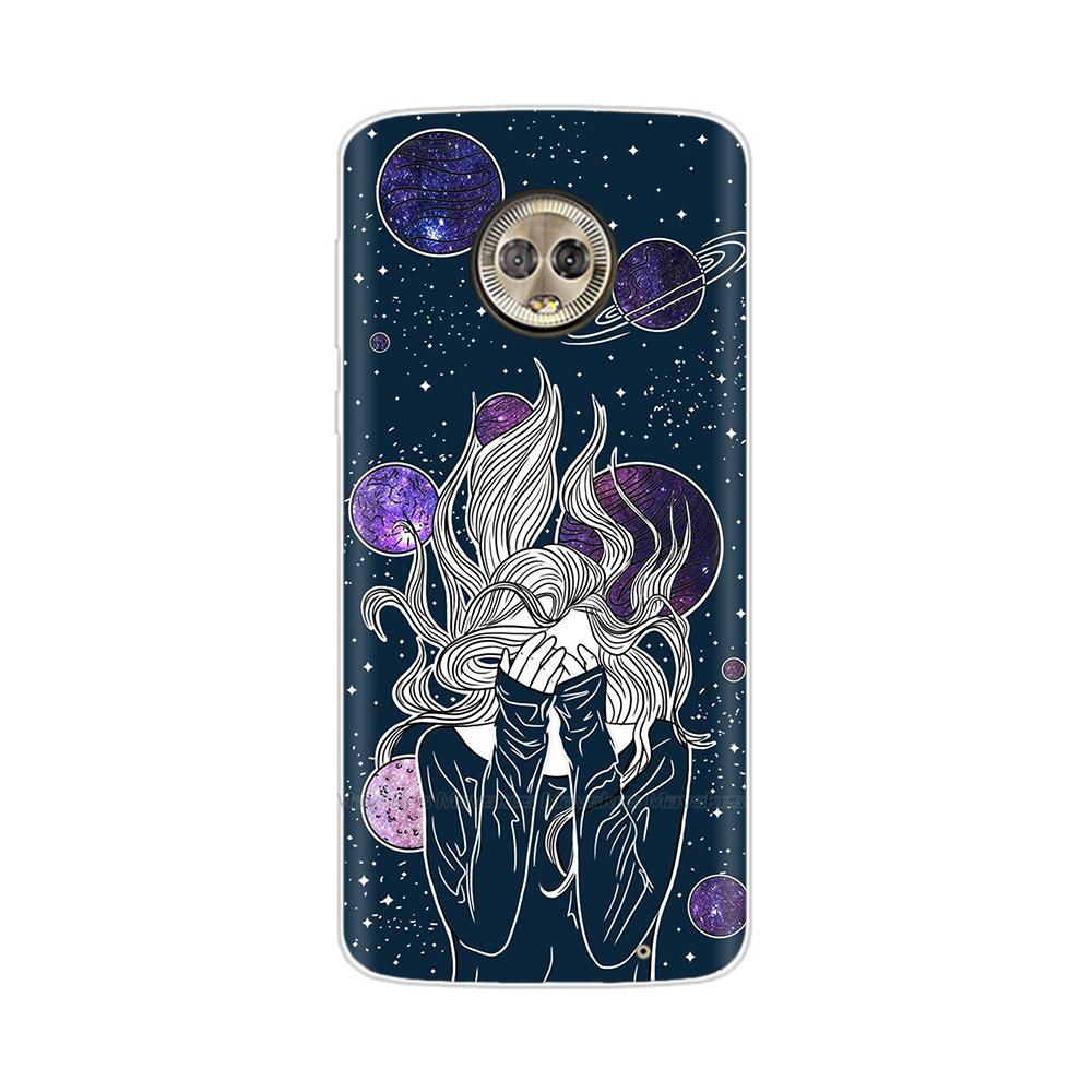 For Moto G6 Play Case TPU Soft Paint Animal Silicone Clear Cover for Motorola Moto G6 Play Plus G6Play Cases Protective Shell