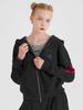 La Maison Studio Eyelet Seven Hoodie Zip-Up Black(Fcg1Zp696M)