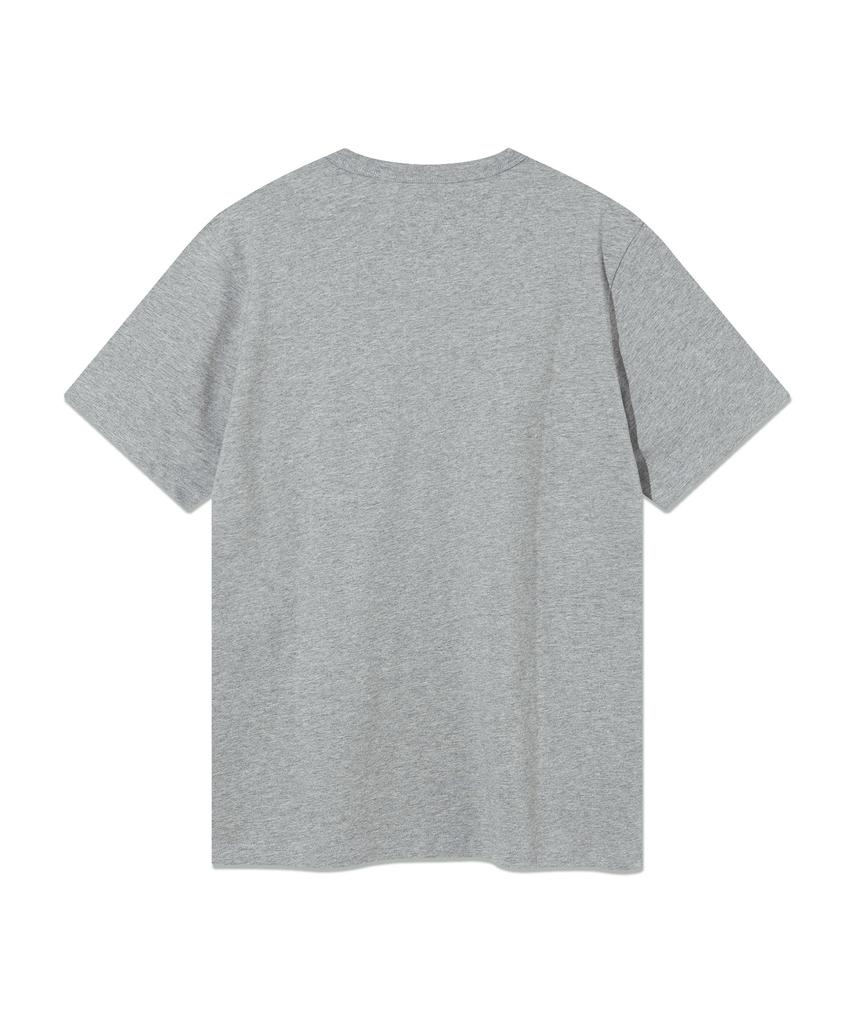 LEE House Logo Pocket Short Sleeve T-Shirt Gray