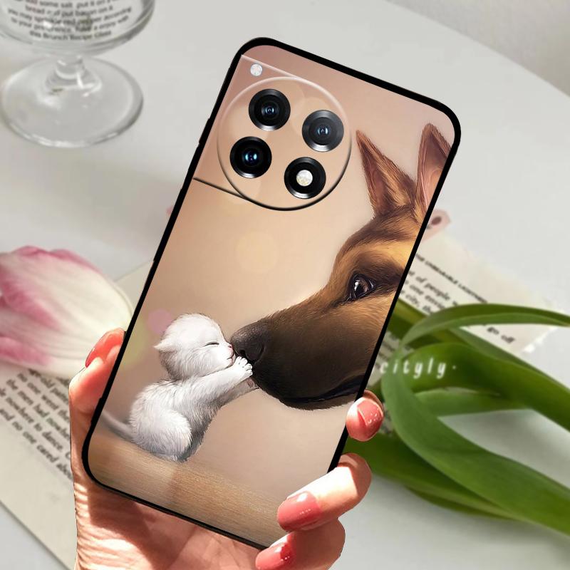 For OnePlus 12R 5G Case Shockproof Silicone TPU Soft Phone Cover For One Plus 12 Cute 1+12 Fashion Luxury Protective Fundas Capa