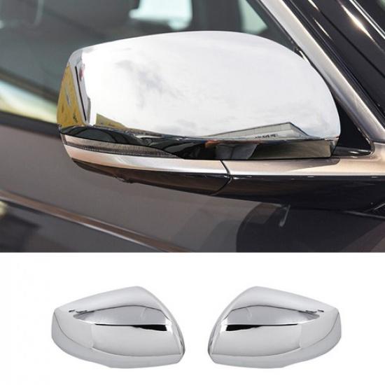 

Chrome Exterior Side Door Rearview Mirror Cover Trim for Jeep Grand Cherokee 21+