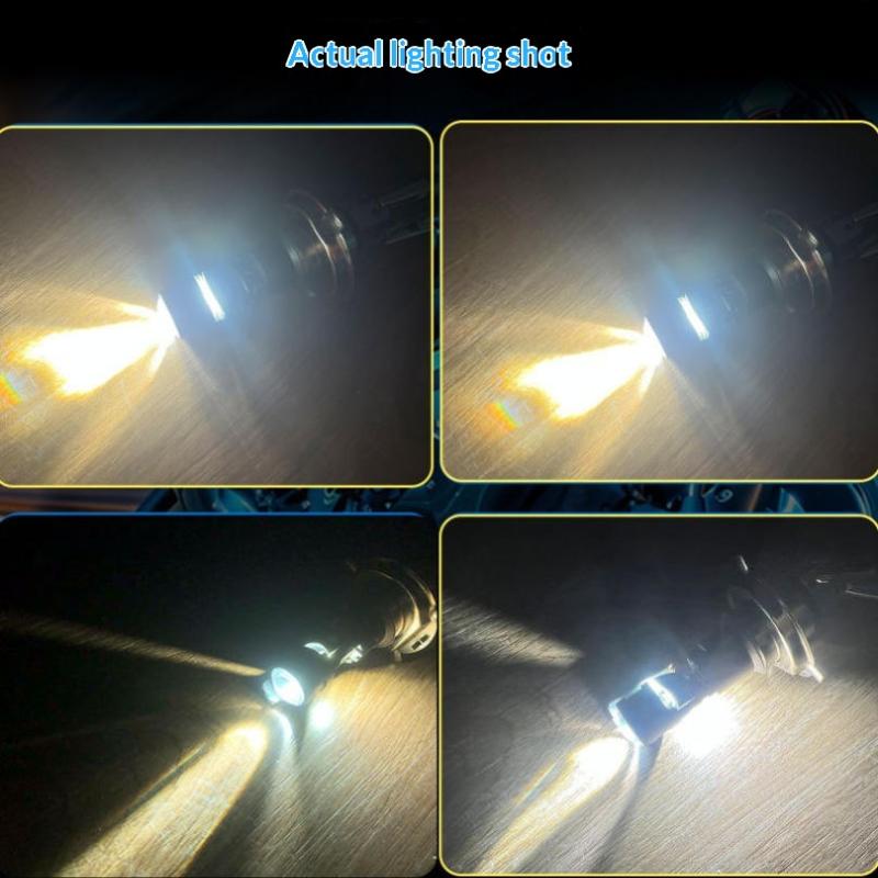 1Pcs Csp Moto Led H4 Ba20D P15D Motorcycle Headlight Bulb Super Bright 1450Lm Motos Accessories High Lo Beam Fog Light 12V