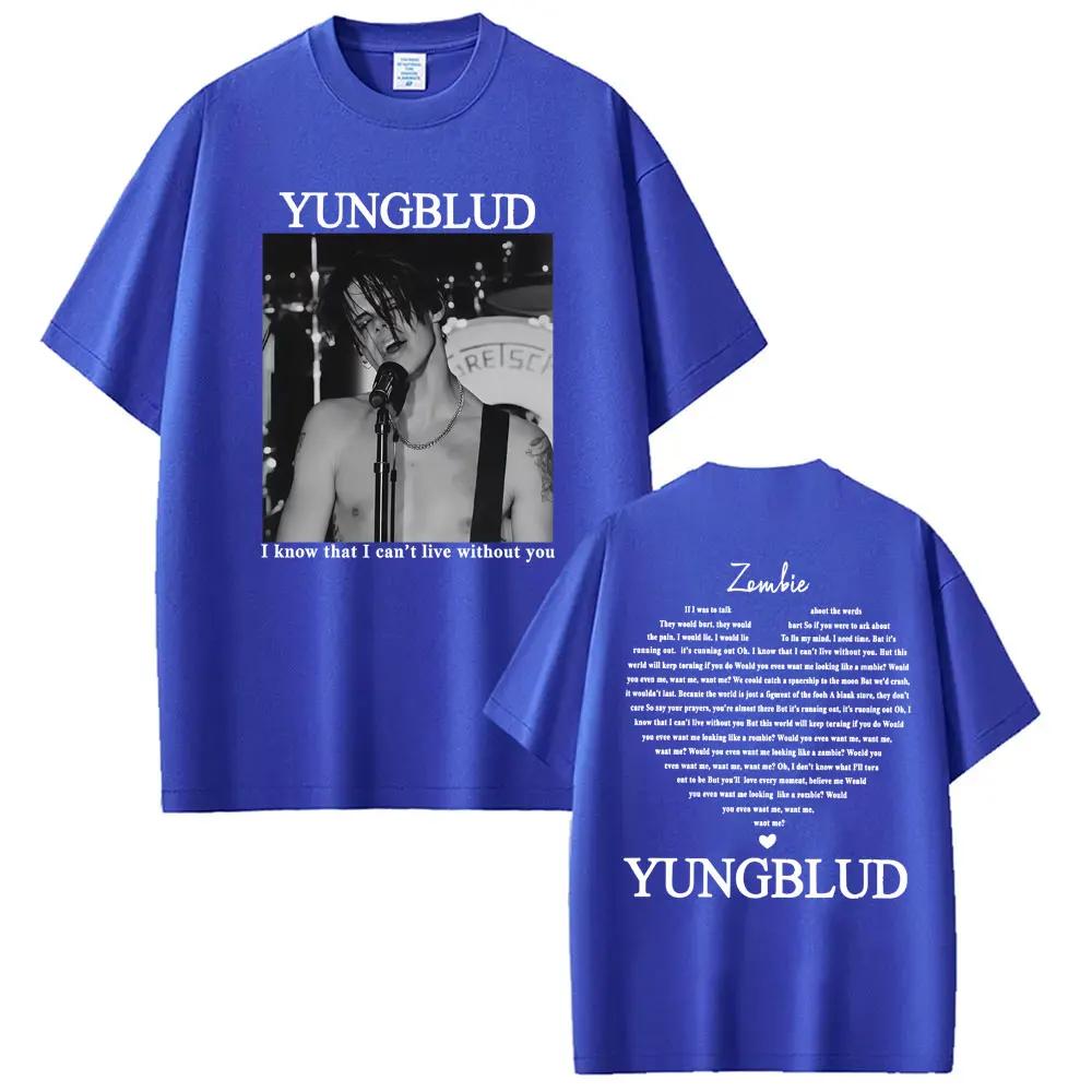 Yungblud & Zombie Rock Band Graphic T Shirt Men's Hip Hop Retro Music Fan Apparel T-shirts Man Casual Loose Short Sleeve T-shirt