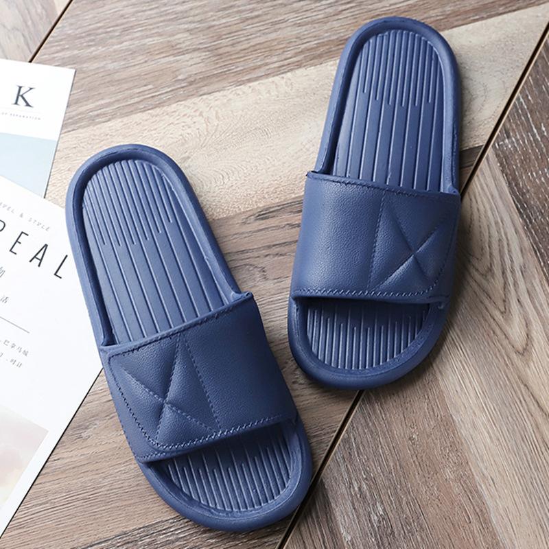 Neue Badeschlappen für den Sommer, für drinnen, für Paare, bequem zu Hause, kühle Hausschuhe für Damen, leichte EVA-Hausschuhe