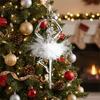 Plastic Xmas Tree Hanging Ornament DIY Christmas Festive Decor  Scene Setup Props