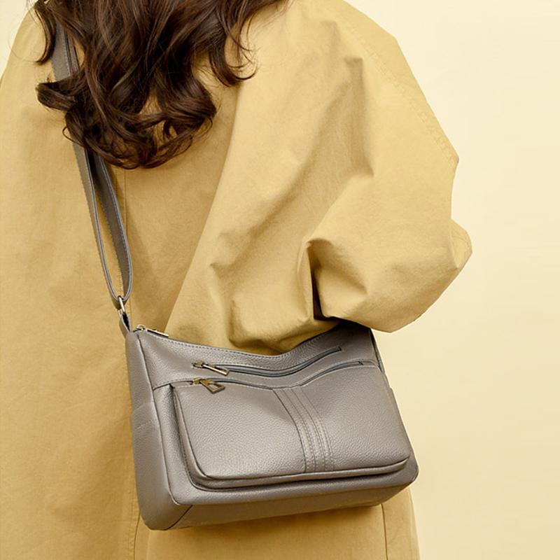 Borsa a tracolla alla moda 2025 con grande capacità Semplicità Versatilità Multitasche Impermeabile e Leggera Borsa a spalla