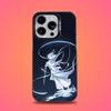 R-Rukia Anime K-Kuchiki Phone Case For iPhone 16,15,14,13,12,11,Pro,Max,Plus,Mini,XS,SE Anti Fall Black Matte Hard Bumper