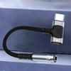 2 In 1 Type C To 3.5mm Female Sound Connectors Wear Resistant for Smartphone Music Performances Headphone Stereo Cord