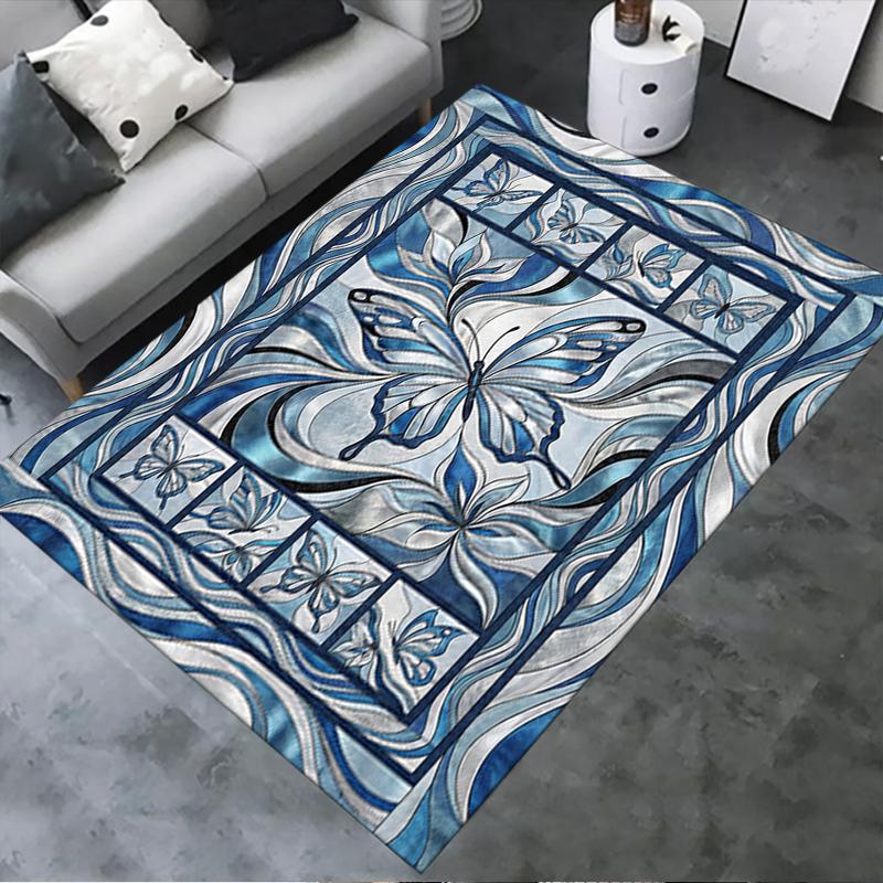 2025 New Modern Butterfly Carpet Rug for Living Room Bedroom Home Sofa Decoration,Kids play Non-slip Floor Mat78