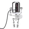Yellow Guitar Microphone Desk Lamp USB Powered Vintage Microphone Guitar Robot Lamp for Music Lovers