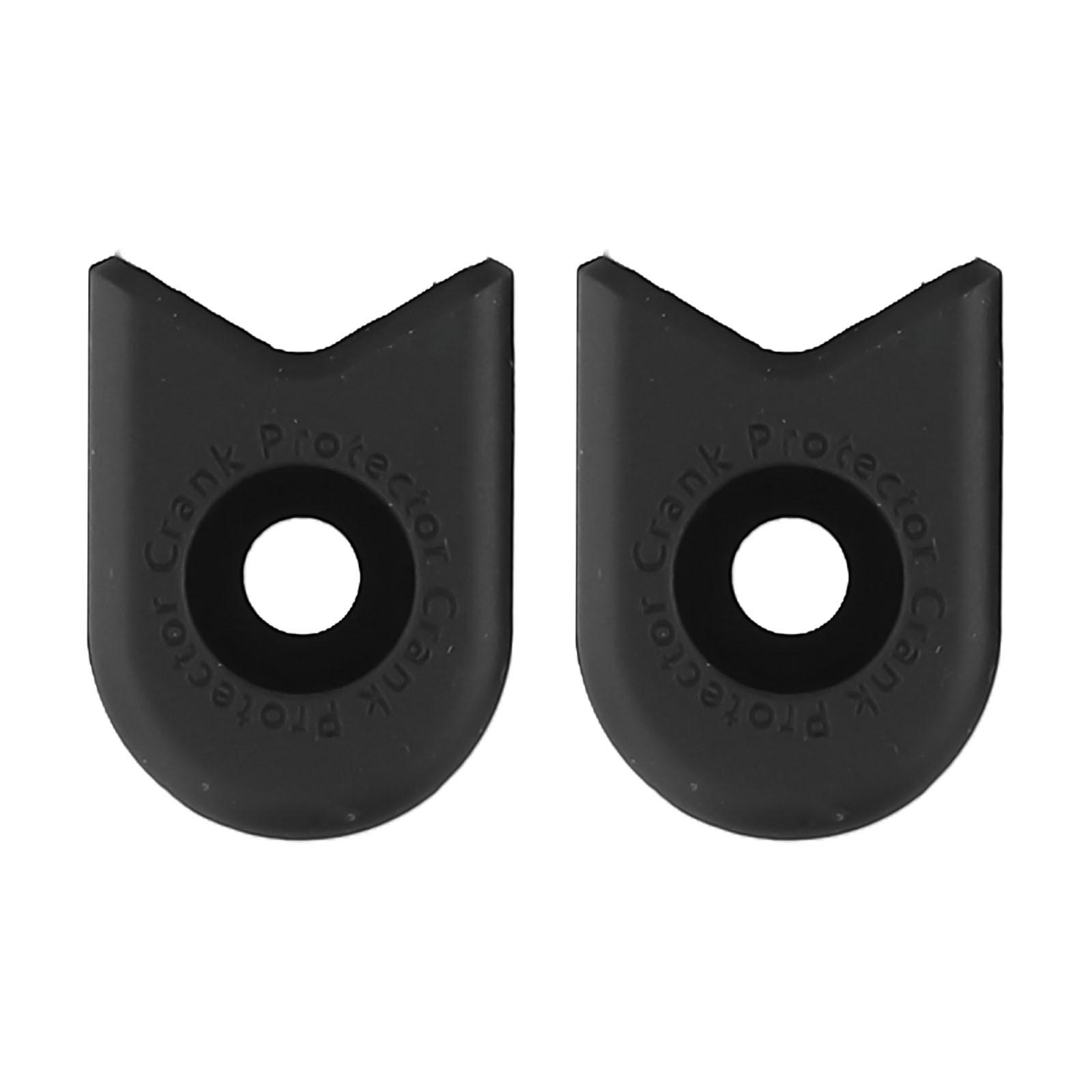 Crankarm Cover Crank Cover Protection Silicon Useful Bicycle Case Cover 2pcs Black