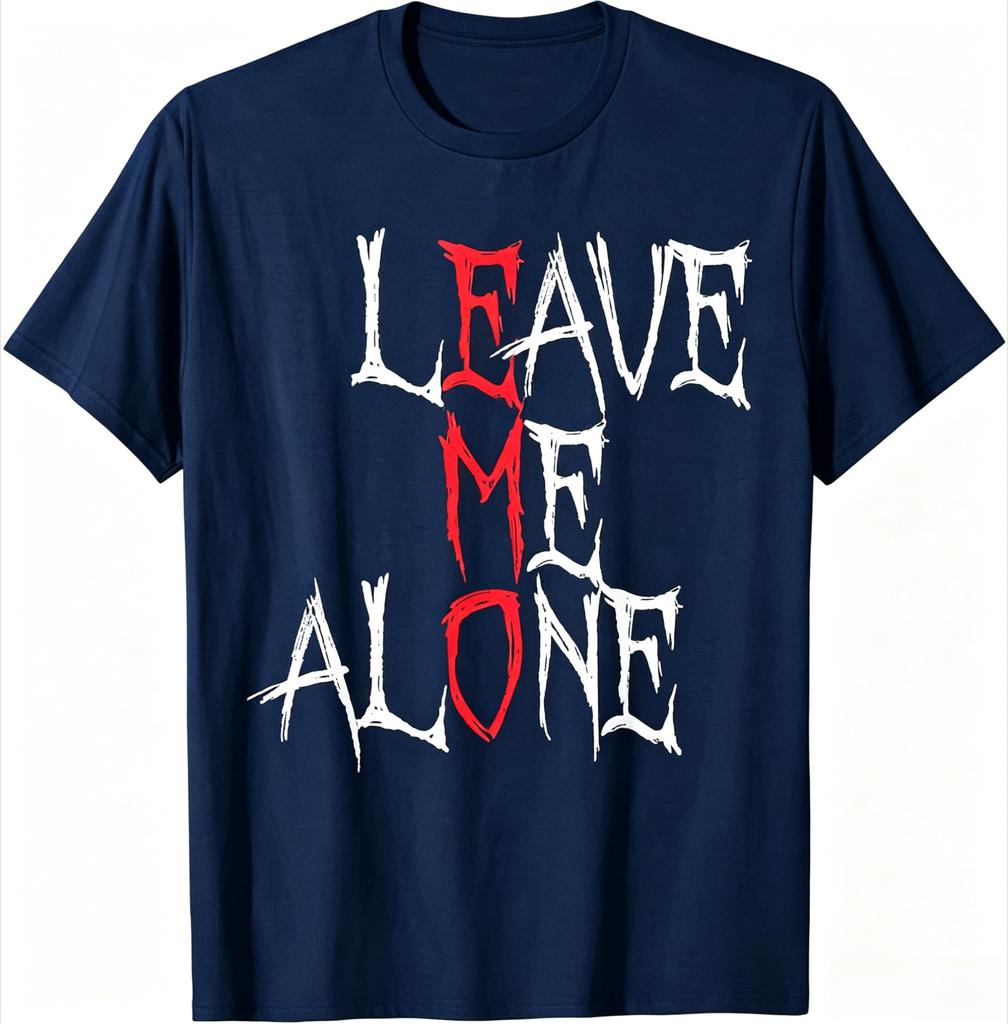 Leave Me Alone Emo Clothes Emocore Emo Music Fan Emo Tshirt Unisex Unisex Clothing Tops Vintage Ropa De Hombre