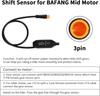 Bafang Gear Shift Sensor for BBS01 BBS02 BBS02B BBSHD Mid Drive Motor eBike Accessory Extend Three Pin 1T2 Waterproof Cable