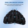 3D Motorcycle Air Cushion, Pressure-Relieving Shock-Absorbing Breathable Motorcycle Seat Cover, Portable And Foldable with Deflation Feature, Designed