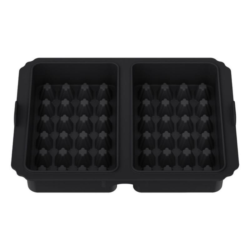 Air Fryers Compatible Waffle Pan Silicone Bakeware with Small Handle Oven Safe Waffle Molds Suitable for Easy Removal