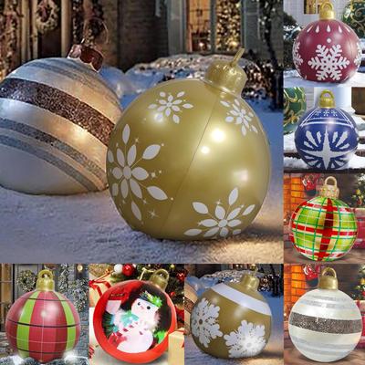 Outdoor Christmas PVC Inflatable Decorated Ball Ornament Christmas Decoration Decor