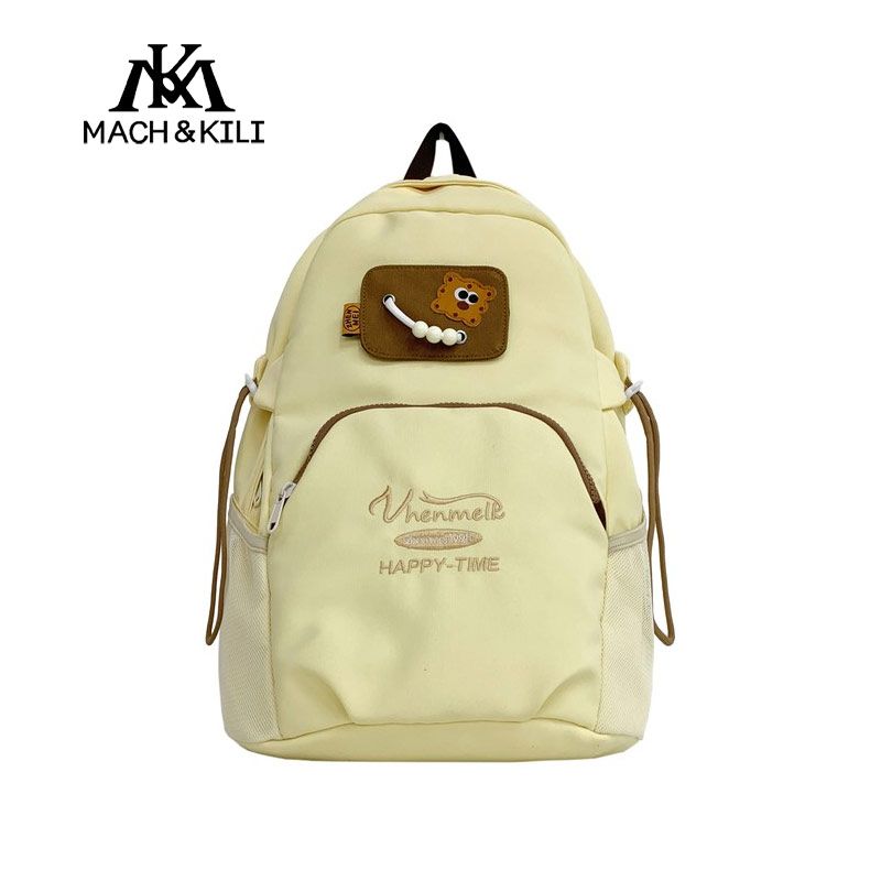 

Mach & Kili Mk Снижающий нагрузку Дорожный Легкий Милый Рюкзак для Детей 2025 Новинка Рюкзак Большой Вместимости Beige