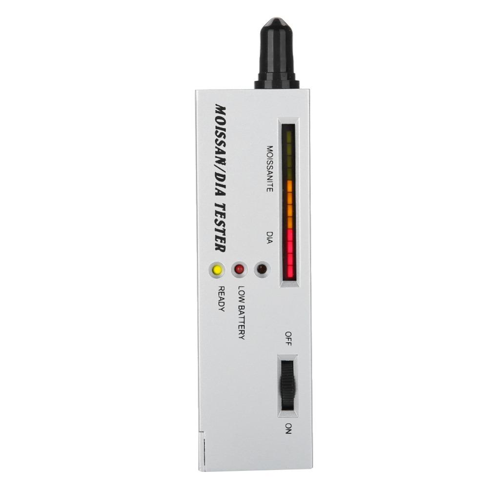Genauer LED-Indikator Moissanit-Tester Kunststoff Schmuck-Testwerkzeug Moissanit-Detektor Professionelle Nutzung