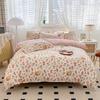 Skin-friendly Cotton Plant Cashmere Thickened Sanded Four-piece Bedding Set Dormitory Three-piece Set Bed Sheet Quilt Cover
