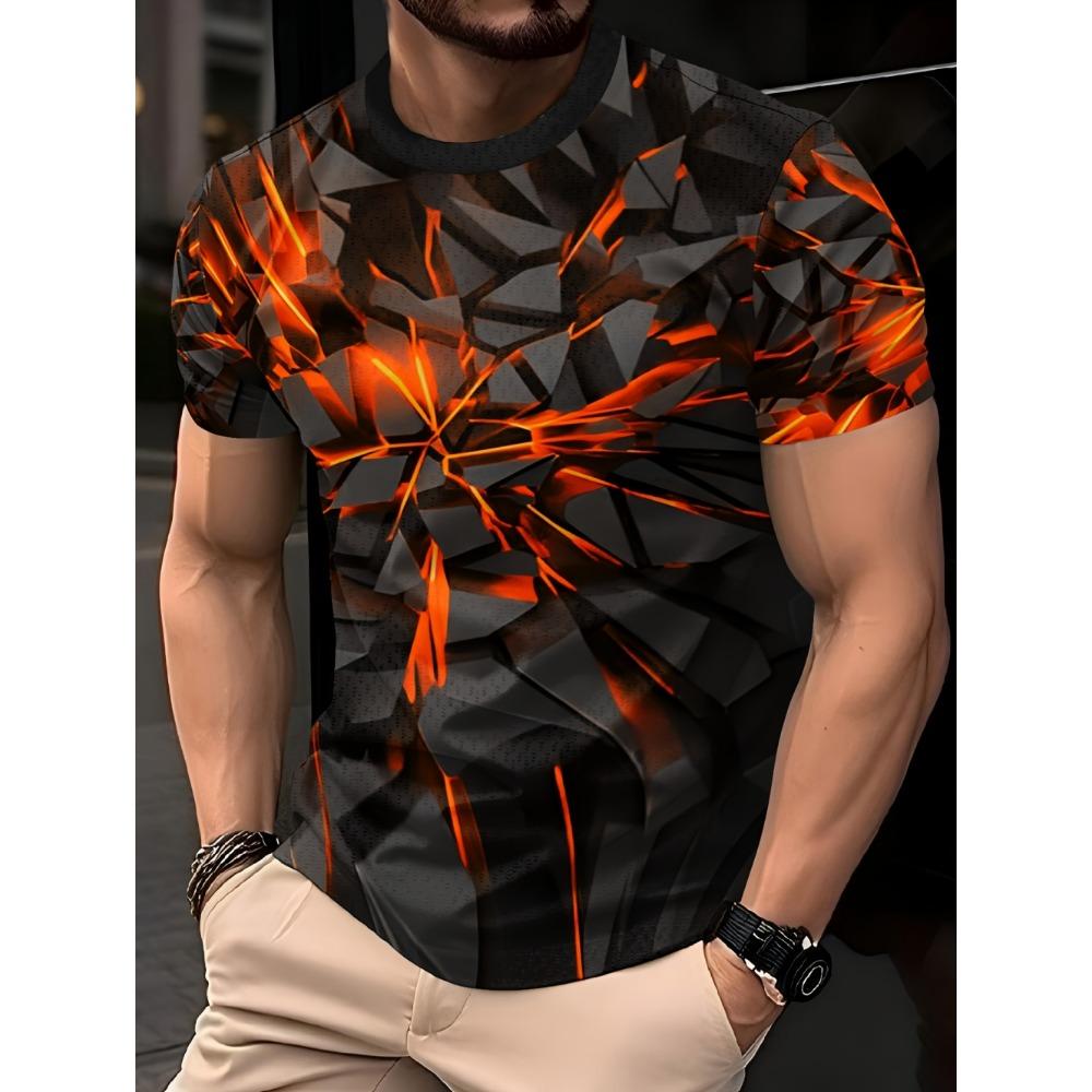 3D Printing of Men's Summer Short Sleeved T-shirt