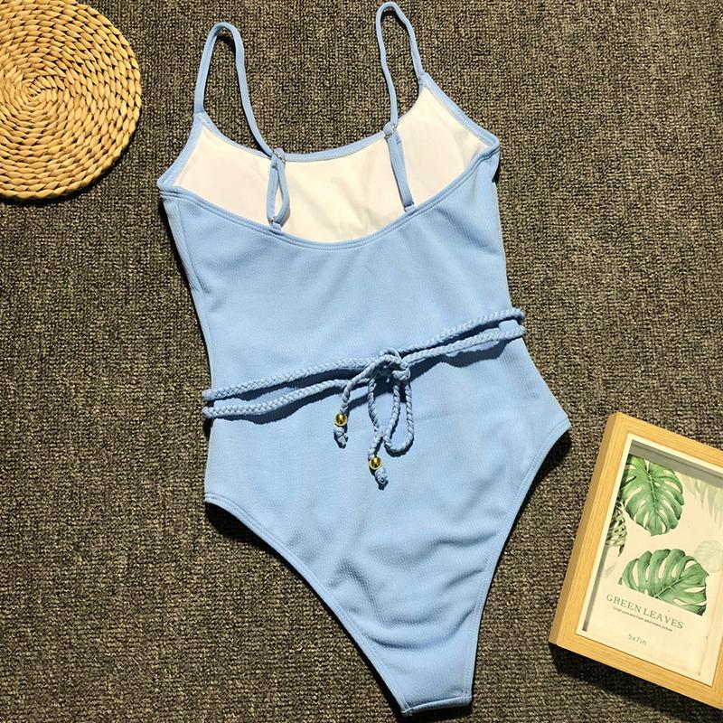 Wysokiej Talii Kostium Kąpielowy Damski Jednoczęściowy Damski Strój Kąpielowy Body Kostium Pływacki Trikini Dopasowany Rozmiar Stroje Kąpielowe Damskie Monokini