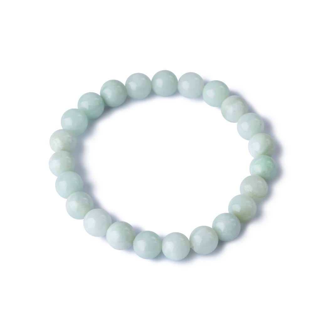 

15cm Itoigawa Natural Jadeite Pale Japanese National Jomon Power Stone Jadeite Workshop Special Paulownia Wood Quality Guarantee ABR0898 (8mm beads,