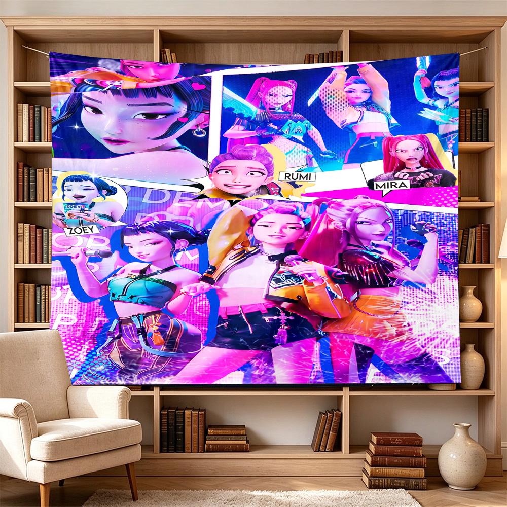 Huntress Power Squad Large Printed Wall Tapestry, Ideal Holiday Gifts, Room Decor for Dorm Bedroom Parties,Perfect Gift
