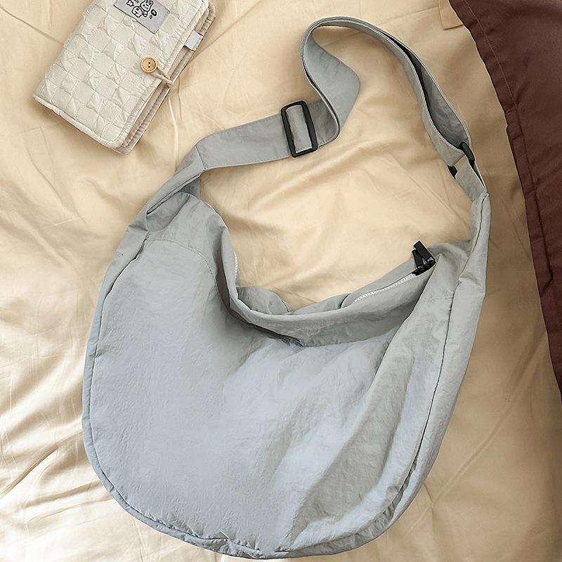 Simple Lazy Wind Bag Women's Literary and Artistic Large-capacity Messenger Bag Student Shoulder Bag Leisure Sports Tote Bag