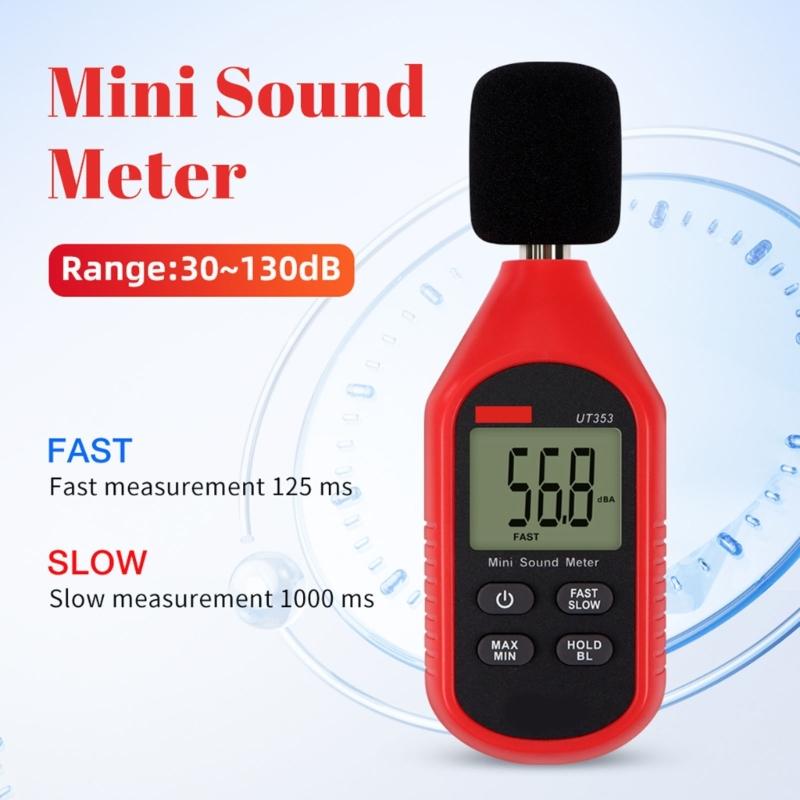 Portable Noise Level Tester Decibel Meter for Household Use for Monitoring Sound Level and Reducing Noise Pollution