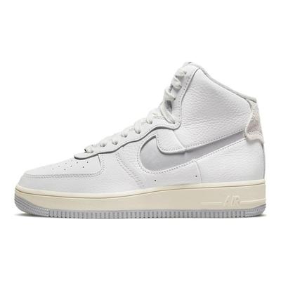 Damskie sneakersy Air Force 1 High Sculpt Białe Srebrne DC3590-101