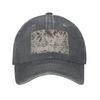 Splintertarn GerUnisex WW Camouflage Army Military Camo Washed Denim Cap Casual Baseball Caps Hat Summer Unisex Baseball Hats