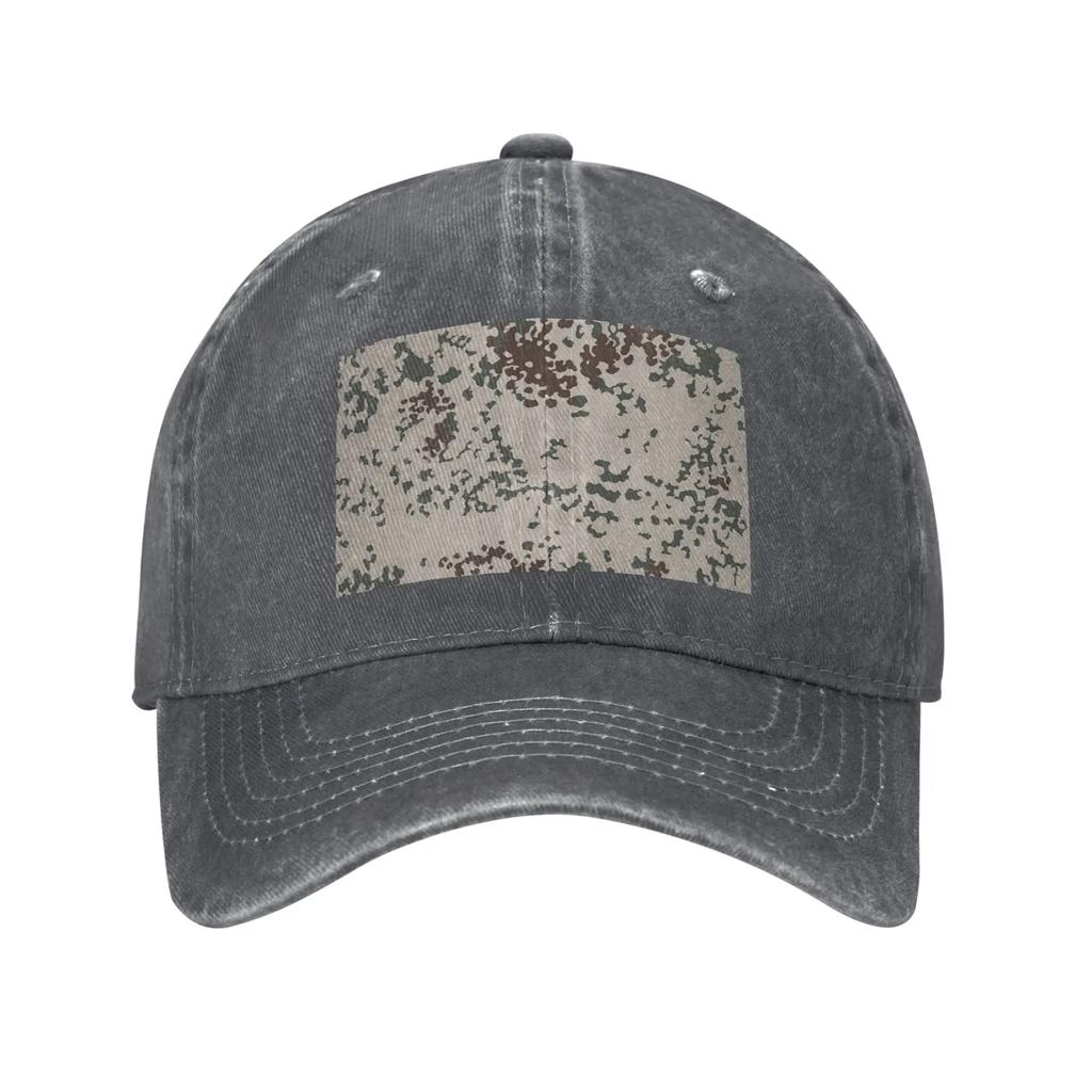 Splintertarn GerUnisex WW Camouflage Army Military Camo Washed Denim Cap Casual Baseball Caps Hat Summer Unisex Baseball Hats