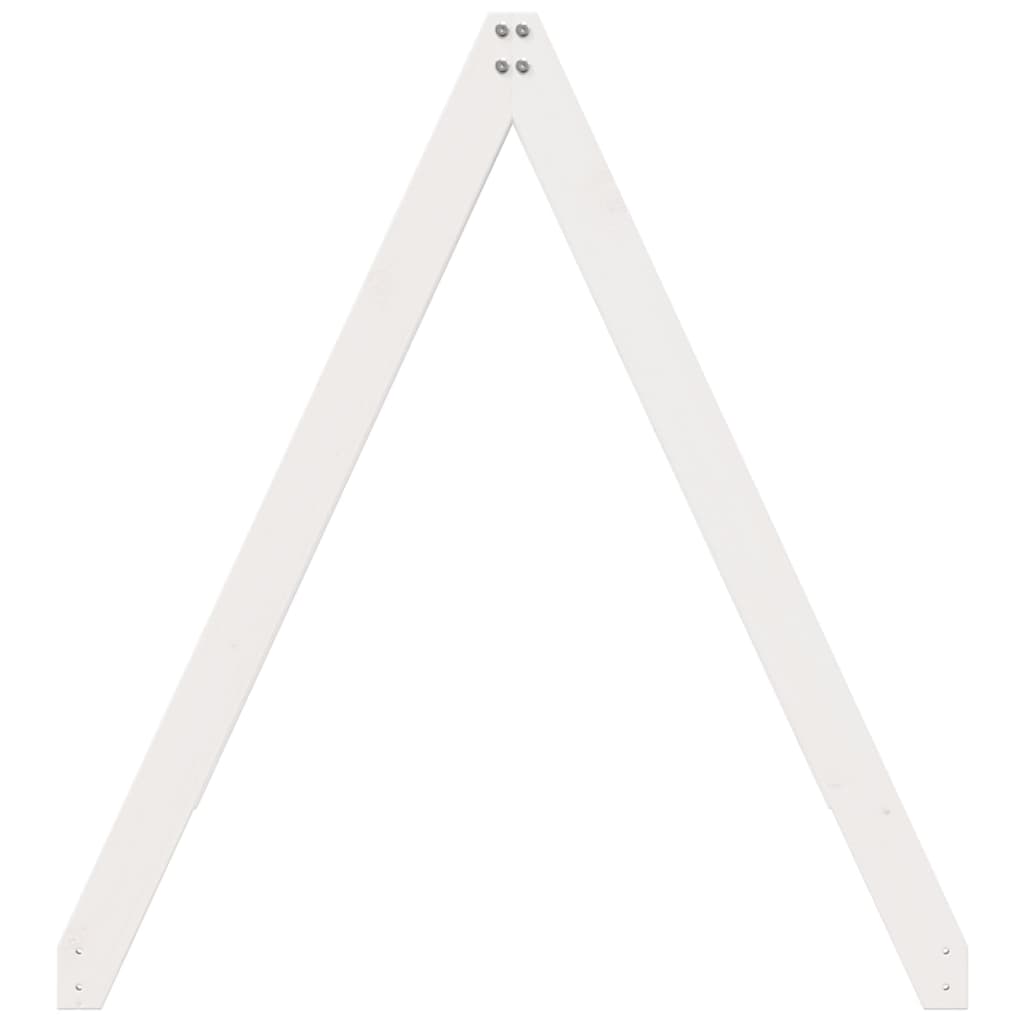 Dreieckige Stütze für das Kinderbett, Dreieckige Stütze für Bettvorhänge, 199x80,5x88 cm