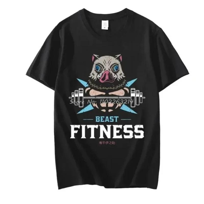 

Классическая футболка Смешной принт Beast Fitness Печатная хлопковая футболка Высококачественная мужская футболка Летняя унисекс футболка с коротким рукавом Топы S разноцветный