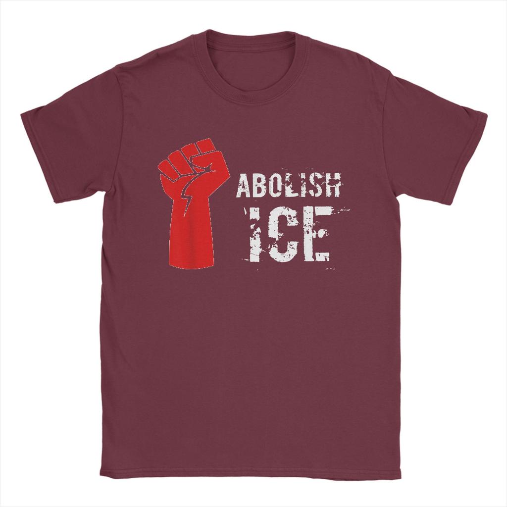 Vintage T Shirt Summer Abolish ICE Shirt DACA Immigration Fashion T Shirts Cotton Tshirt Man Y2K Classic Short Sleeve Top Tees